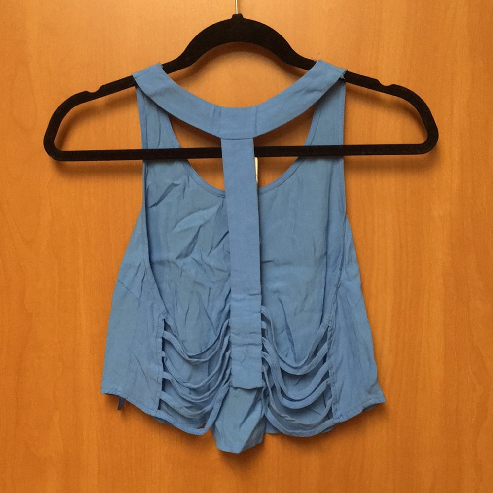 Open back Crop Top
